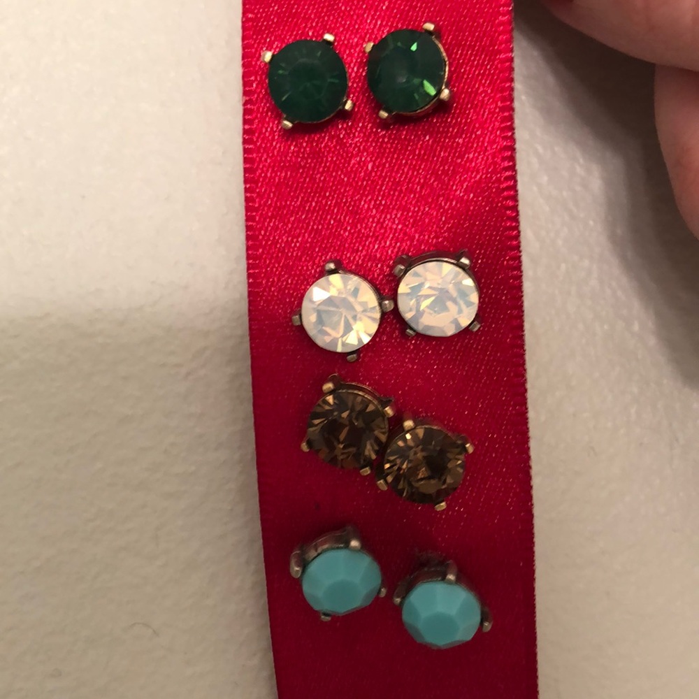 Class Stud Earrings - four pairs!